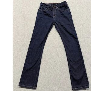 Kate Spade x Raleigh Denim Dare Jeans Dark Indigo Straight Leg USA Made Size 26